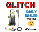 Another Walmart Glitch This Time On A Pressure Washer!