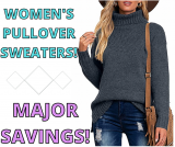 Women’s Pullover Sweaters On Sale!