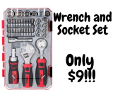 Hyper Tough 38 Wrench and Socket Set HUGE Online Savings!