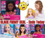 Disney and Barbie Styling Head Black Friday Deal