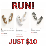 Mariah Scrunch Back Sneaker Now Just $10!