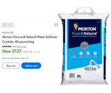 Morton Pure and Natural Water Softener Crystals 80% Off