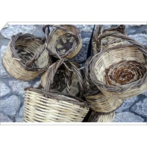 A1 Poster. Handmade Baskets for sale. Agiassos, Mytilini,