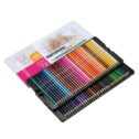 Abanopi Professional 72 Colored Pencils Set Art Oil Color Pencils with Metal Storage Case for Students Children Artists Adults Drawing...