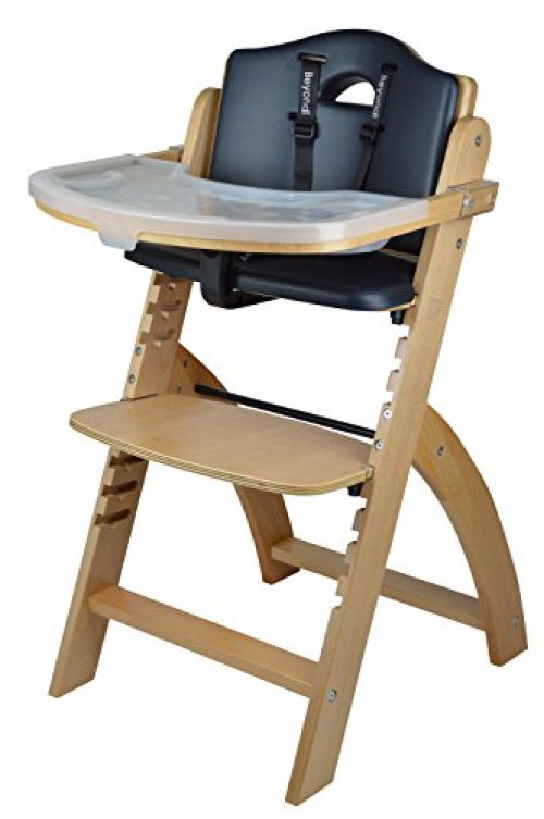 Abiie Beyond Wooden High Chair with Tray. The Perfect Adjustable Baby Highchair Solution for Your Babies and Toddlers or as...