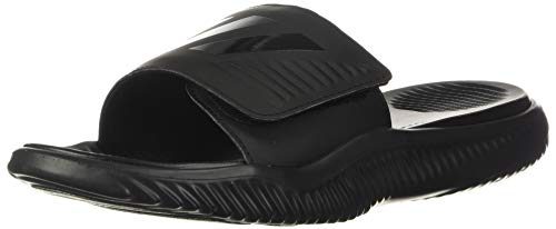 adidas Men's Alphabounce Slide Sport Sandal, Black/Black, 9 M US