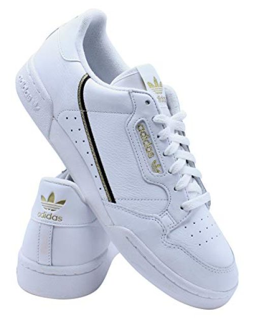 adidas Mens Continental 80 Sneakers, White Gold, 9.5