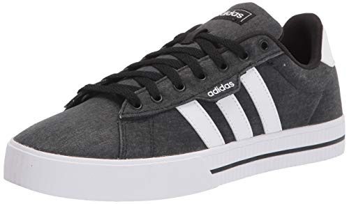 adidas Men's Daily 3.0 Skate Shoe, Core Black/Cloud White/Core Black, 9