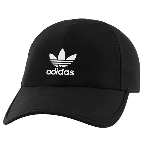 adidas Originals Women's Trainer II Relaxed Fit Cap, Black/White, One Size