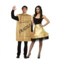 Adult Leg Lamp and Crate Costume Set