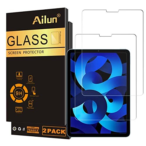 Ailun Screen Protector for iPad Air 4/5 Generation[10.9 Inch,2022 5th &2020 4th],iPad Pro 11 Inch Display[2021&2020&2018 Release] [2Pack] Tempered Glass...
