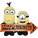 Airblown Inflatables Airblown Medium Minions with Halloween Sign