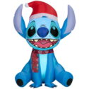 Airblown Inflatables Christmas 4.5 Foot Lelo and Stitch - Stitch