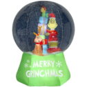 Airblown Inflatables Dr. Seuss Grinch Snow Globe Christmas Décor Inflatable, 6 ft