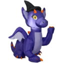 Airblown Inflatables Purple Baby Dragon, 3'