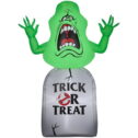 Airblown Inflatables Slimer on Tombstone, 5'