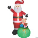 Airblown Lightshow Santa Inflatable