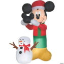 Airblown Mickey Snowman Christmas 72