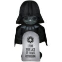 Airblown Stylized Darth Vader Airblown Yard Inflatable, with Tombstone 3.5'