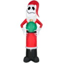 Airblown The Nightmare Before Christmas, Giant 8.5 Foot Tall Jack Skellington as Sandy Claws