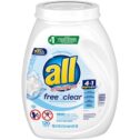 ALL Mighty Packs Free and Clear Laundry Detergent, 120 loads