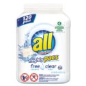 all Mighty Pacs Free & Clear Laundry Detergent (120 ct.)