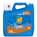 all Stainlifters Laundry Detergent Liquid with OXI Stain Removers and Whiteners, 141 Ounce, 79 Loads