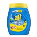 all with Stainlifters Original Mighty Pacs Laundry Detergent Pacs, 4 in 1 Stainlifters, One Tub, 60 Count