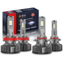 Alla Lighting H11 and 9005 LED Bulbs Headlights Combo HB3 9005 High Beam H11 Low Beam Replacement Xtreme Super Bright...