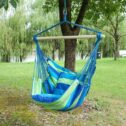 Amazing-Max 500 lbs! Hammock Chair Hanging Swing Chair Hanging Rope Swing-2 Seat Cushions Included-Quality Cotton Weave for Superior Comfort &...