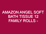 Amazon Angel Soft Bath Tissue 12 Family Rolls – STOCK UP!