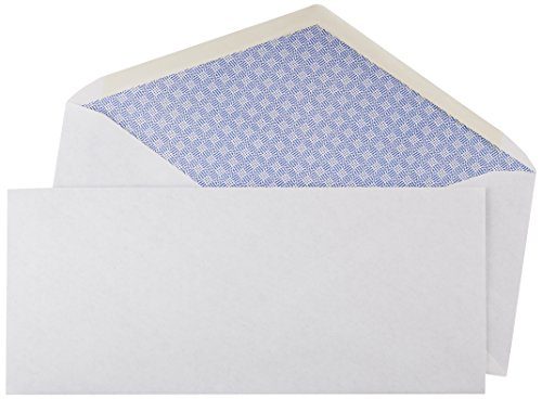 Amazon Basics #10 Security Tinted Business Envelopes, Moisture Sealed, 4 1/8-Inch x 9 1/2 Inch - Pack of 500