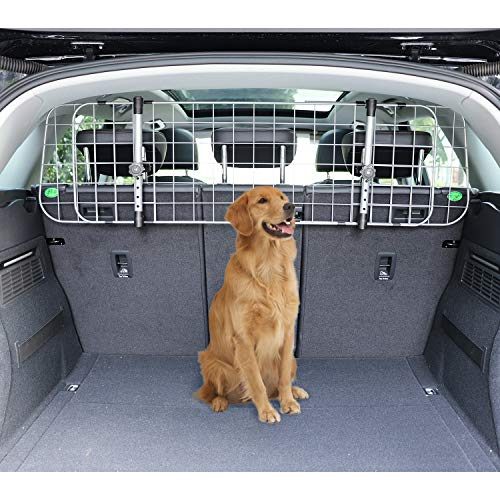 Amazon Basics Adjustable Dog Car Barrier - 12-Inch, Gray