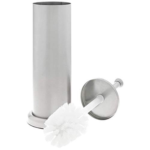 Amazon Basics Classic Round Bathroom Accessory Collection - Toilet Brush Holder, Small