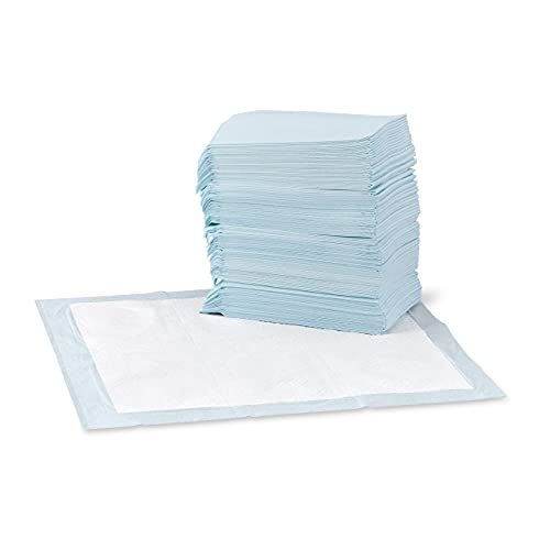 Amazon Basics Dog and Puppy Pads, Leak-proof 5-Layer Pee Pads with Quick-dry Surface for Potty Training, Regular (22 x 22...