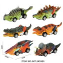 Amazon Hot Sale Mini Dinosaur Pull Back Friction Dinosaur Car Toy Dinosaur Model Mini Toy Car