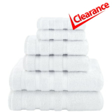 American Soft Linen 6 Piece Premium Bath Towel Set Online Clearance