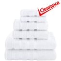 American Soft Linen Bath Towel Set 100% Turkish Cotton Luxury 6 Piece Towel Set, 2 Bath Towels, 2 Hand Towels...