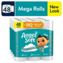 Angel Soft Toilet Paper, 48 Mega Rolls, Soft and Strong Toilet Tissue