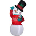 Animated Airblown-Shivering Snowman W/Ugly Sweater Christmas Inflatable