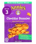 Annie's Homegrown Crackers - Cheddar Bunnies Crackers - Set of 3