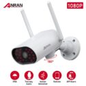ANRAN WiFi Smart IP Security Camera Outdoor with Pan Rotation 180° Feature, 1080P Home Security Cameras with Night Vision, Motion...