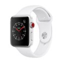 Apple Watch Series 3 (GPS, 42MM) Silver Case + White Sport Band - Renewed
