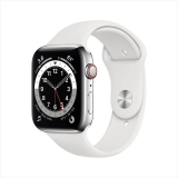 Apple Watch Series 6 GPS + Cellular Stainless Steel with Sport Band TODAY ONLY At Target