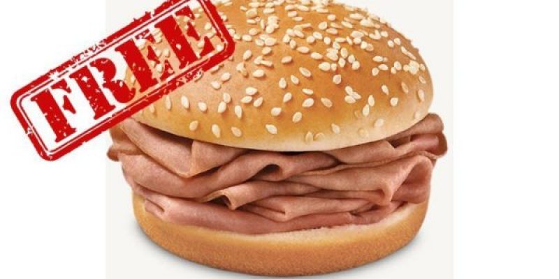 HURRY! *TODAY ONLY* Free Roast Beef Sandwich at Arby’s!!!!