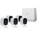 Arlo Pro 2 VMS4530P-100NAR Wireless Home Security Camera System with Siren, Rechargeable, Night Vision, Indoor/Outdoor, 1080p, 2-Way Audio, Wall Mount,...