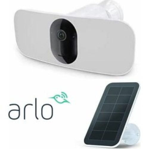 Arlo Pro 3 Floodlight Wire-Free 2K Security Camera + Solar Panel