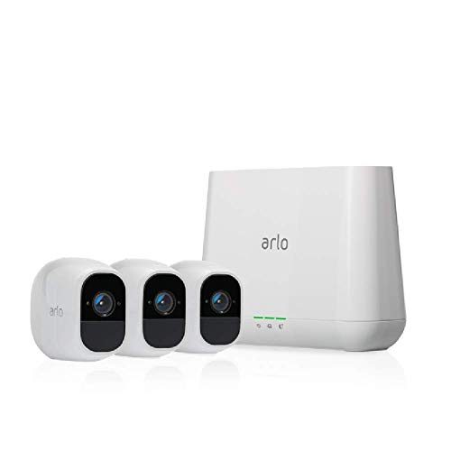 Arlo (VMS4330P-100NAS) Pro 2 - Wireless Home Security Camera System with Siren, Rechargeable, Night vision, Indoor/Outdoor, 1080p, 2-Way Audio, Wall...