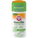 ARM & HAMMER Essentials Deodorant- Rosemary Lavender- Solid Oval- Twin Pack (Pack of 2/ 2.5oz)- Made with Natural Deodorizers- Free...
