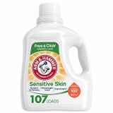 Arm & Hammer Sensitive Skin Free & Clear, 107 Loads Liquid Laundry Detergent, 144.5 Fl oz ON SALE!
